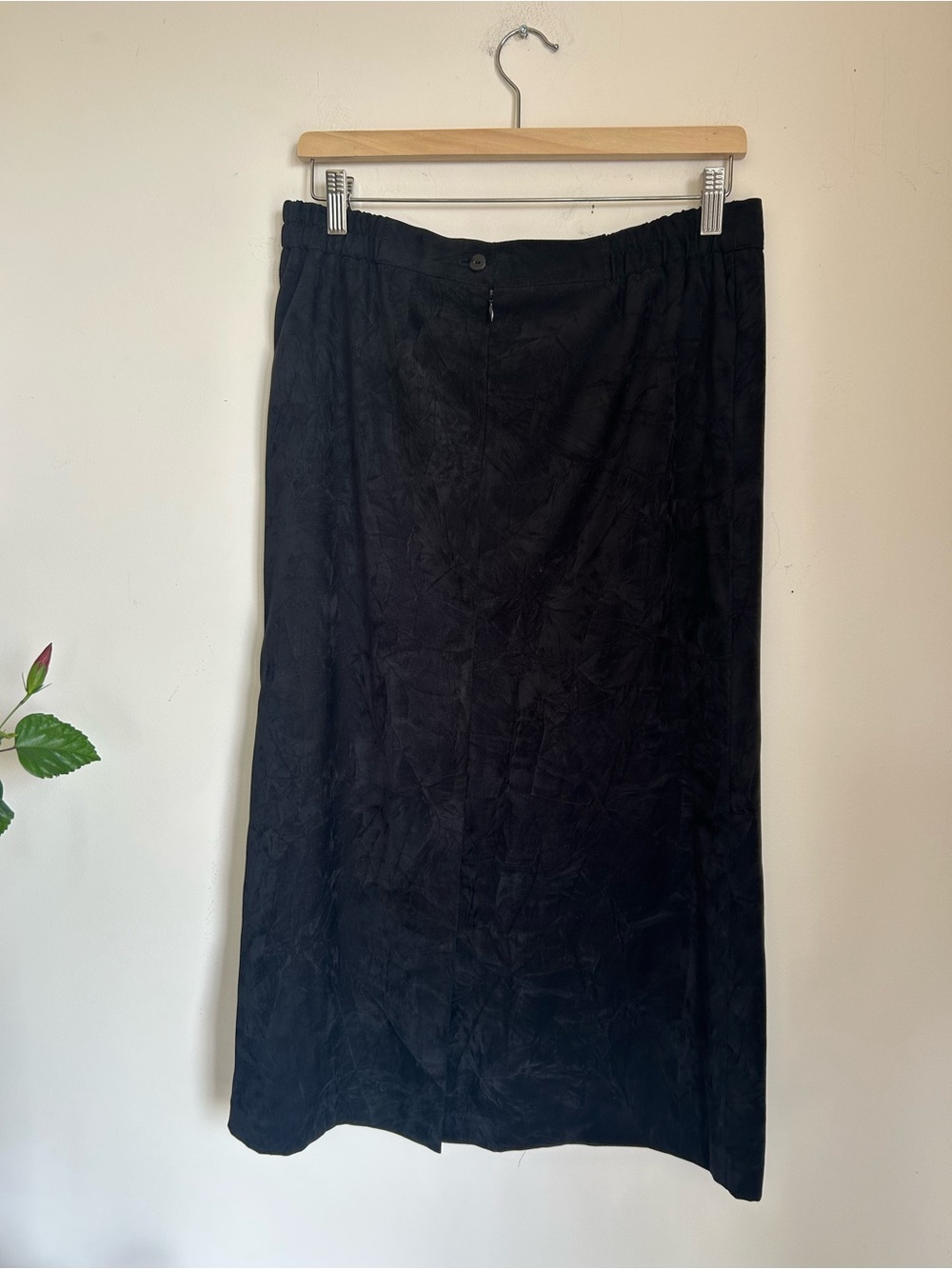 Vintage Jolibel Black Women's Midi Skirt - Sleek Classic Style